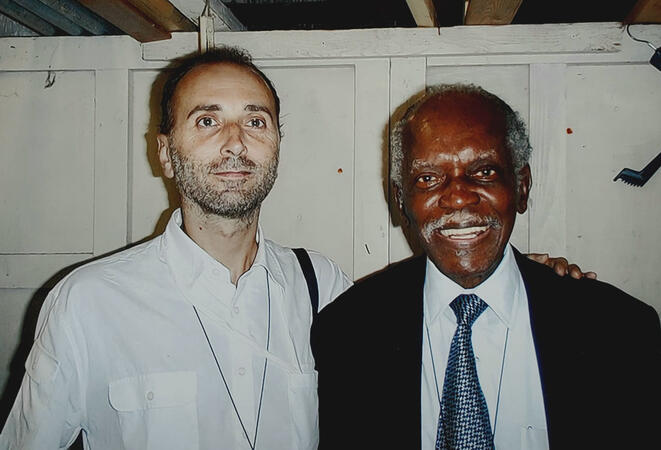With Hank Jones